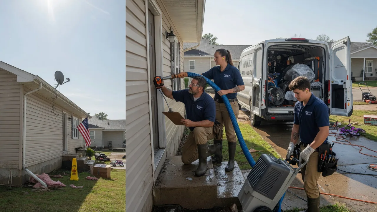 Ceiling Water Damage Restoration in Dubois, IN near me